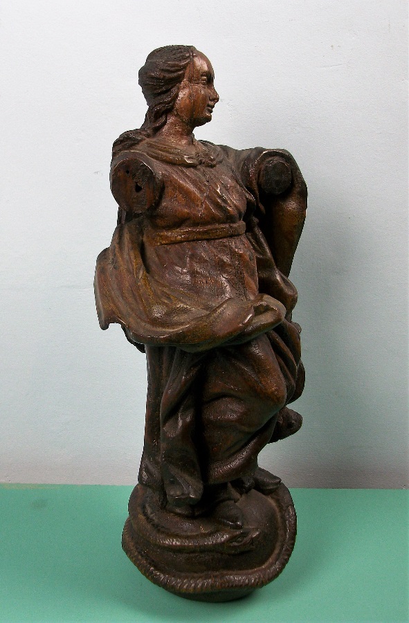 Italian Carved Oak Statue of the Virgin Mary Madonna Immaculate Conception (17).JPG